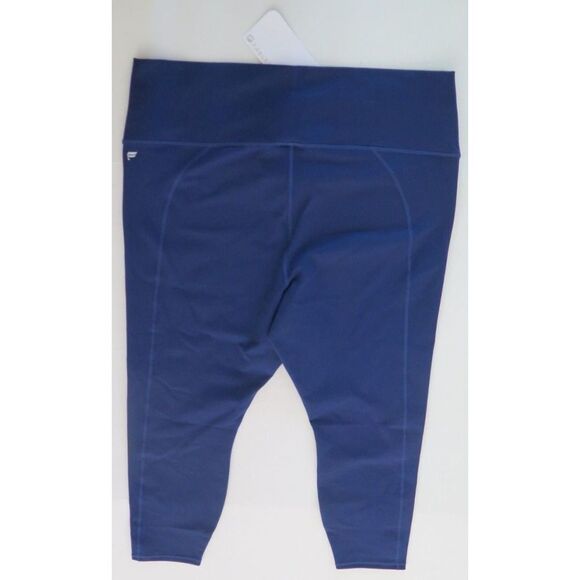 Fabletics Women's Sz 3X Navy Blue Powerhold High-Waisted 7/8 Leggings $70+ - Picture 4 of 6